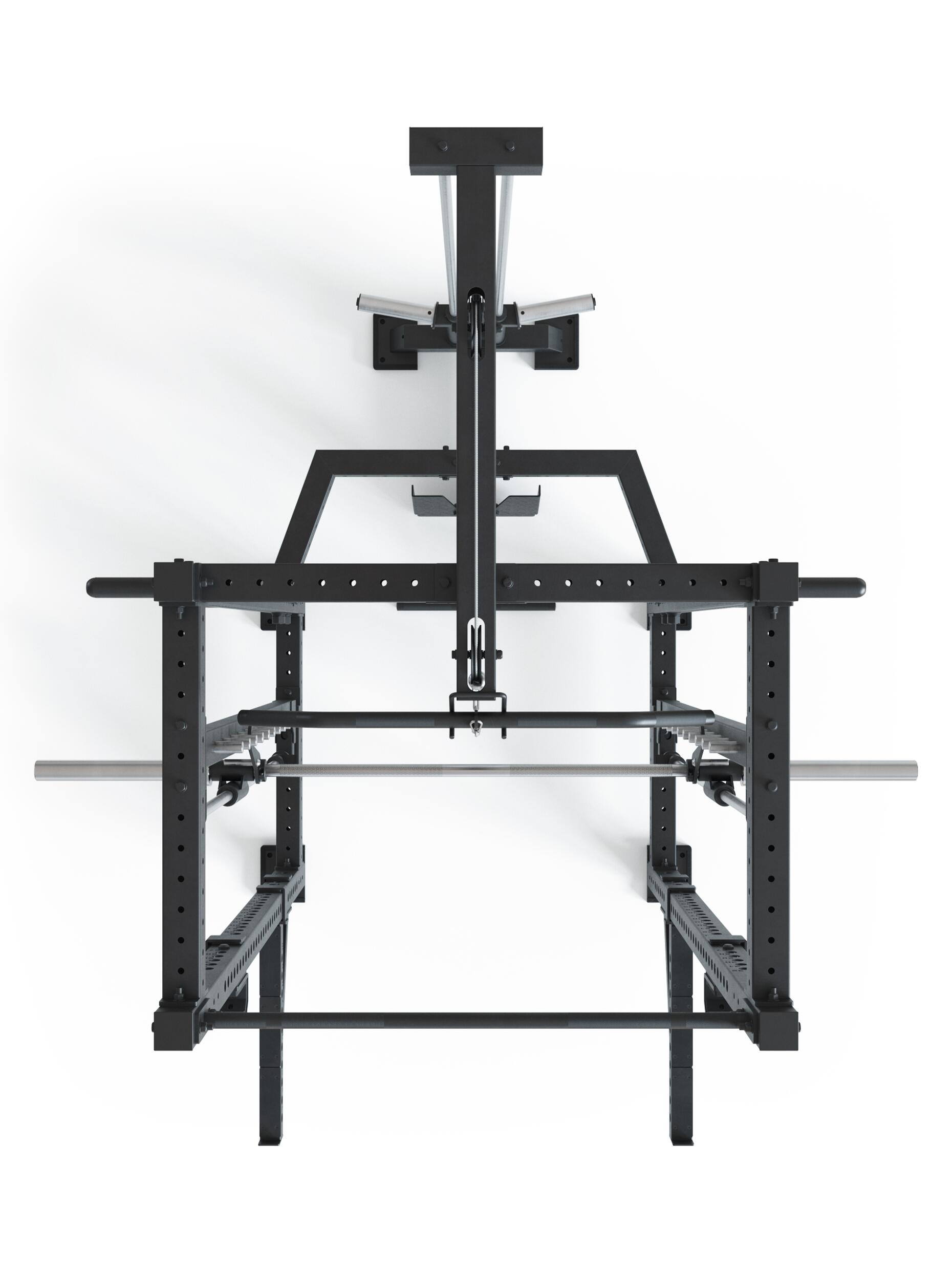 R8 Spectre Medium | Power Rack | inklusive Latzug - Plate Loaded 5/6
