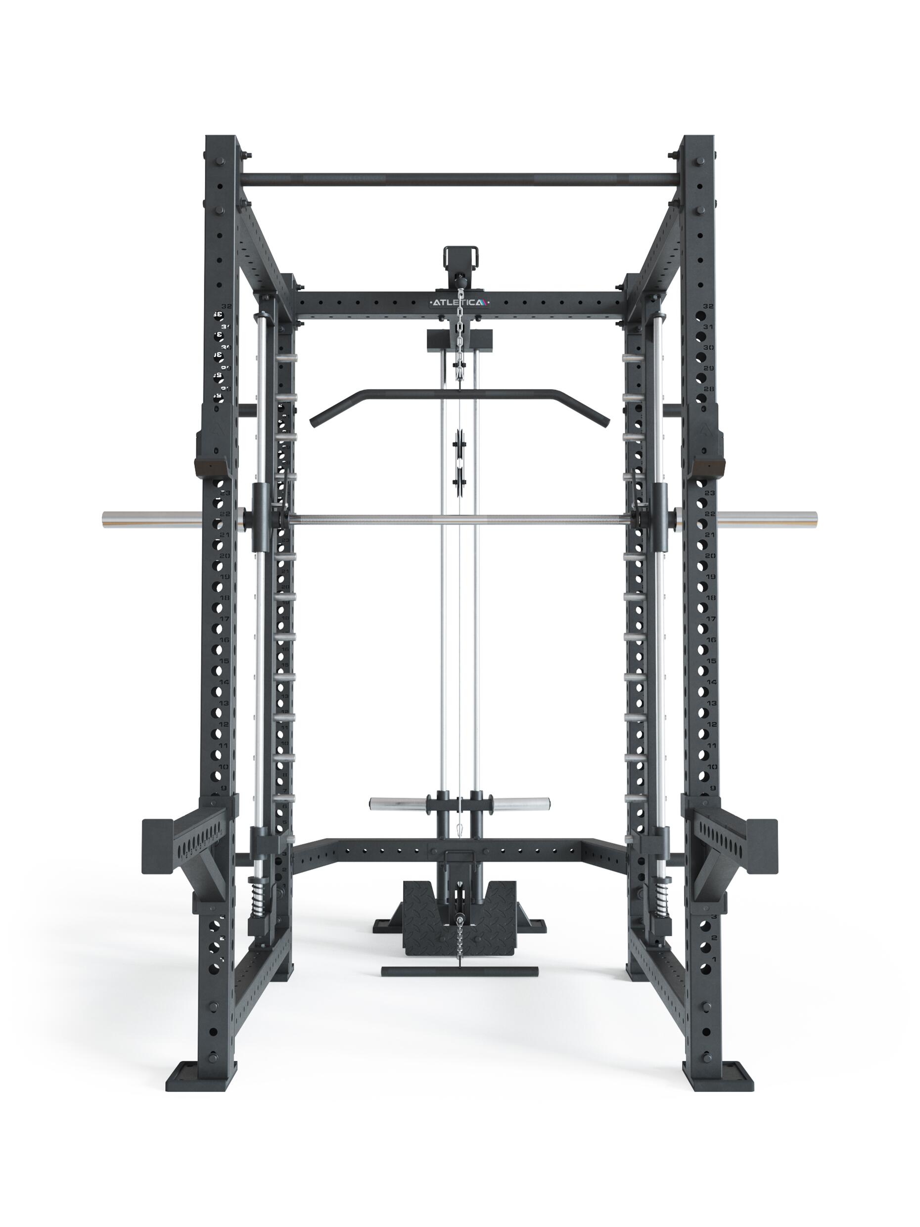 R8 Spectre Long | Power Rack | inklusive Latzug - Plate Loaded 2/6