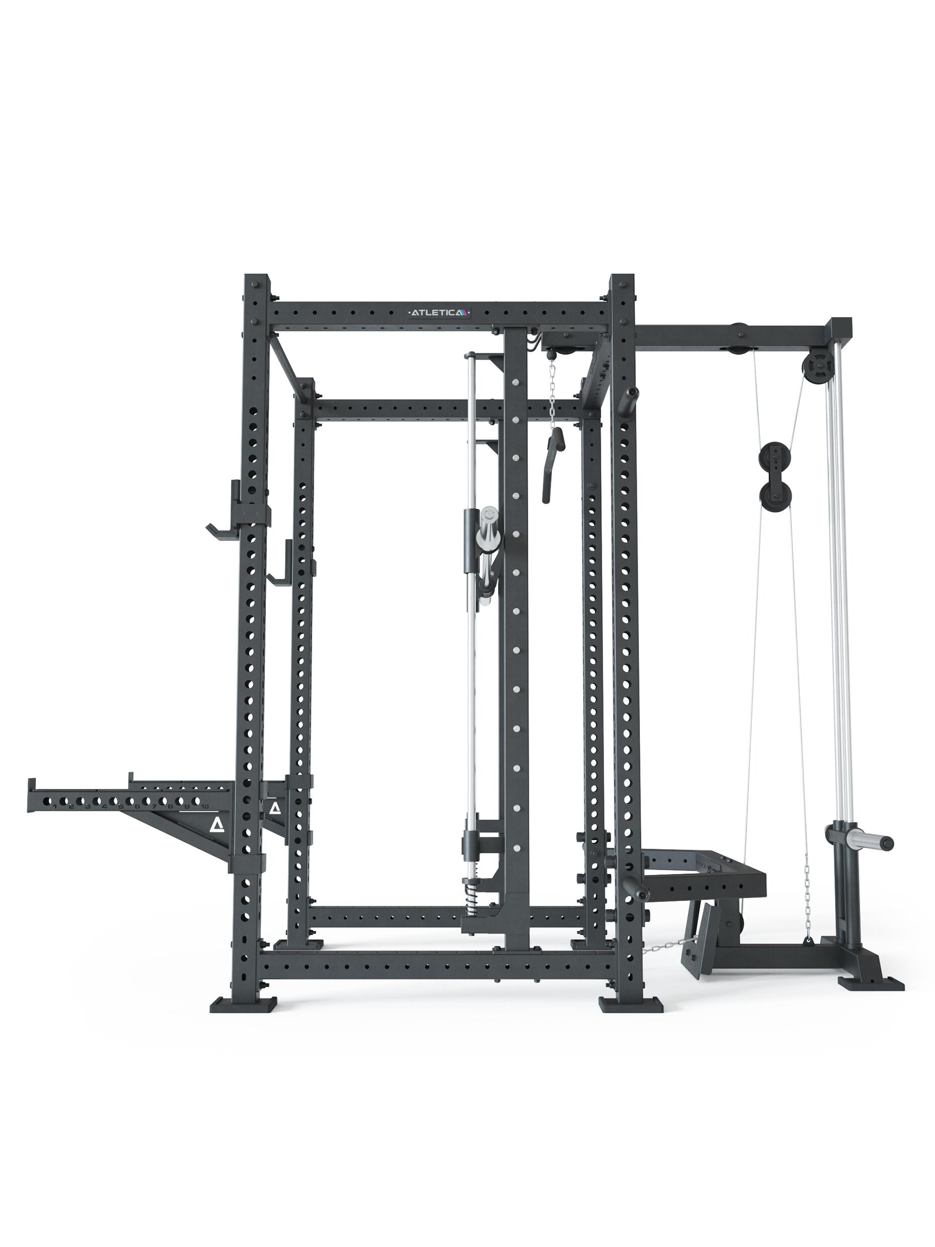 R8 Spectre Long | Power Rack | inklusive Latzug - Plate Loaded 5/6