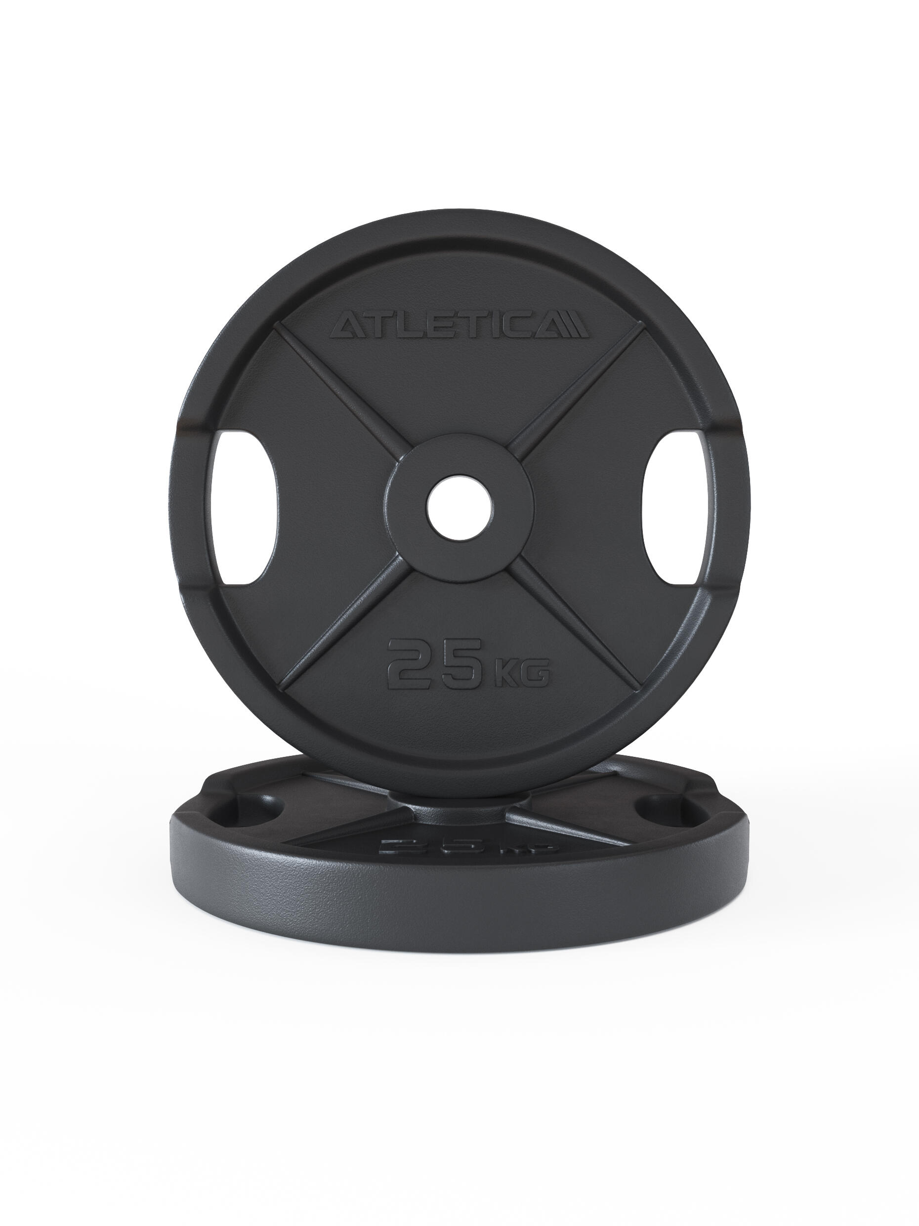 2H Iron Plates | ⌀50mm | Paarweise | 2 x 25kg 2/3