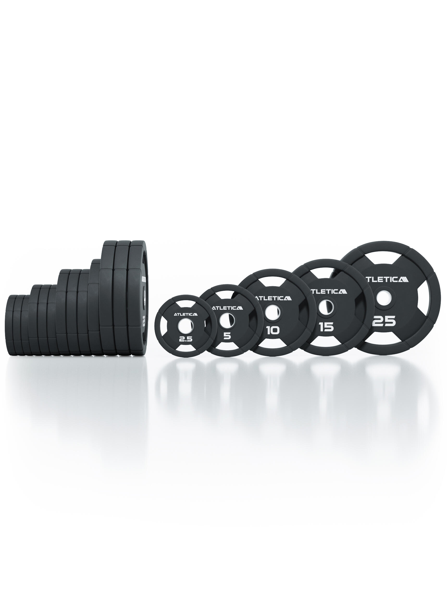 4H Rubber Plates | 200kg Set | Gummierte Hantelscheiben 3/3