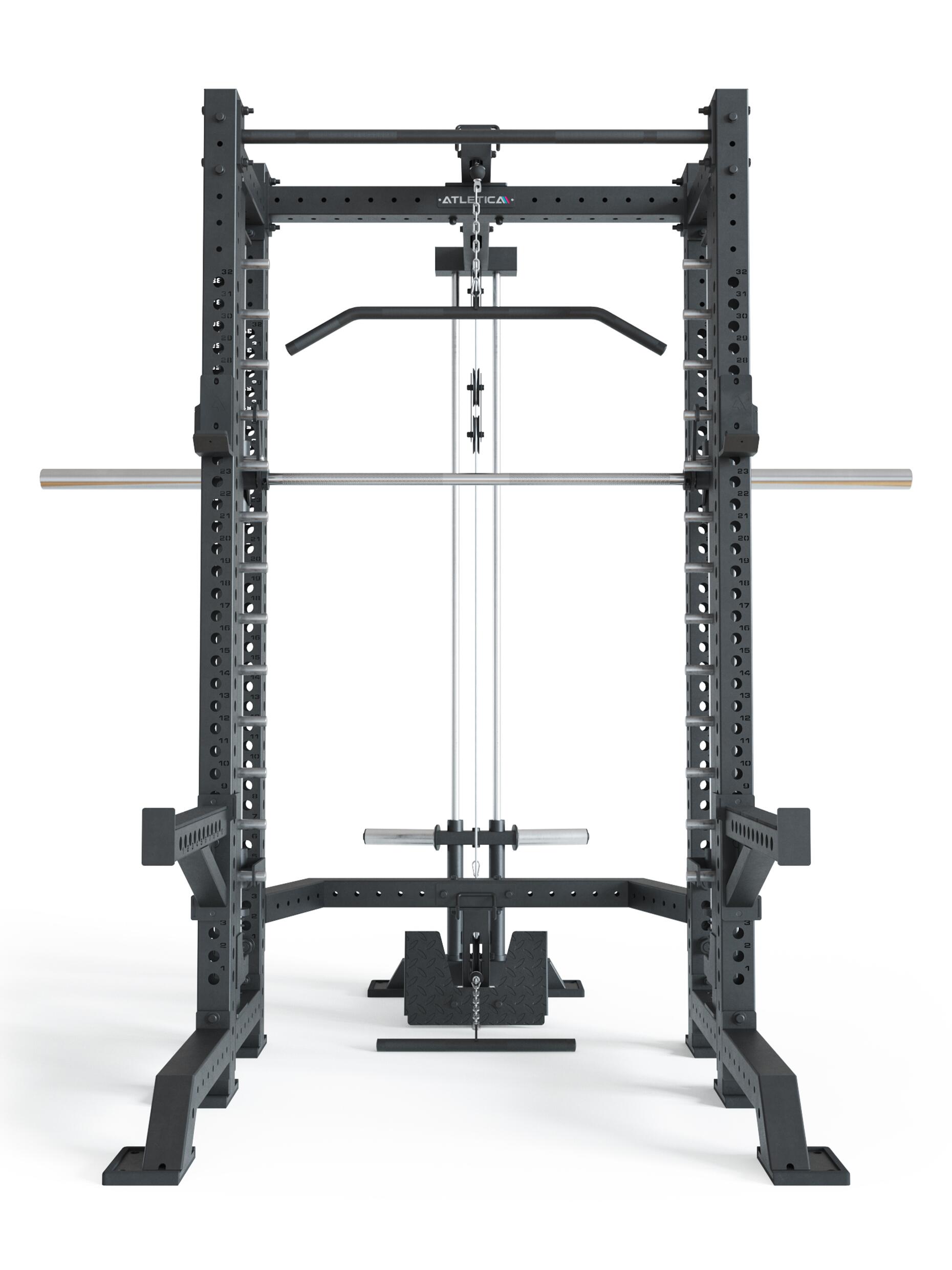 R8 Spectre Short | Power Rack | inklusive Latzug - Plate Loaded 3/6