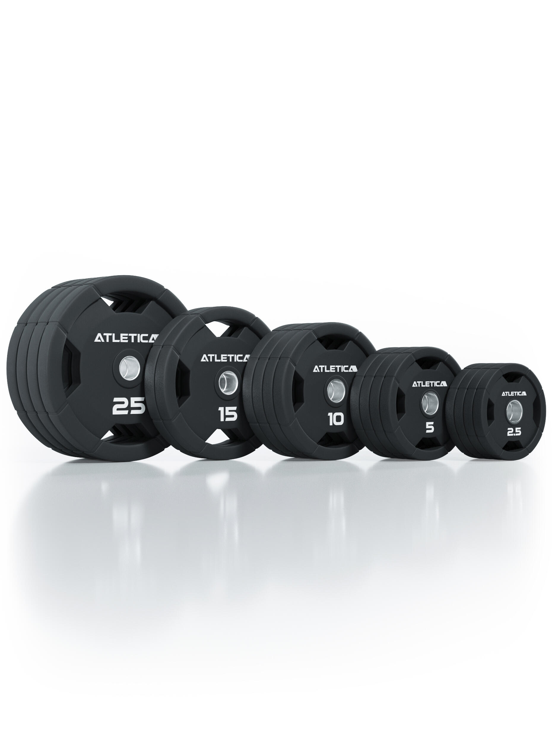 4H Rubber Plates | 200kg Set | Gummierte Hantelscheiben 2/3