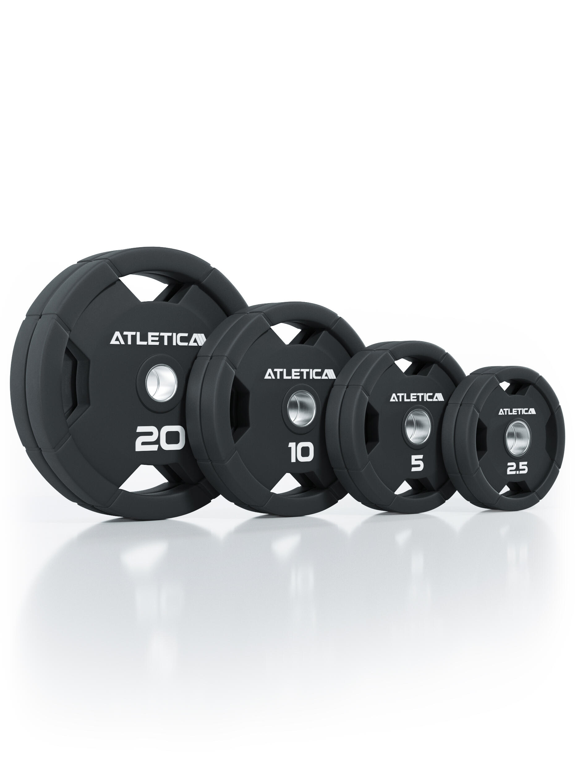 4H Rubber Plates | 75kg Set | Gummierte Hantelscheiben 2/3