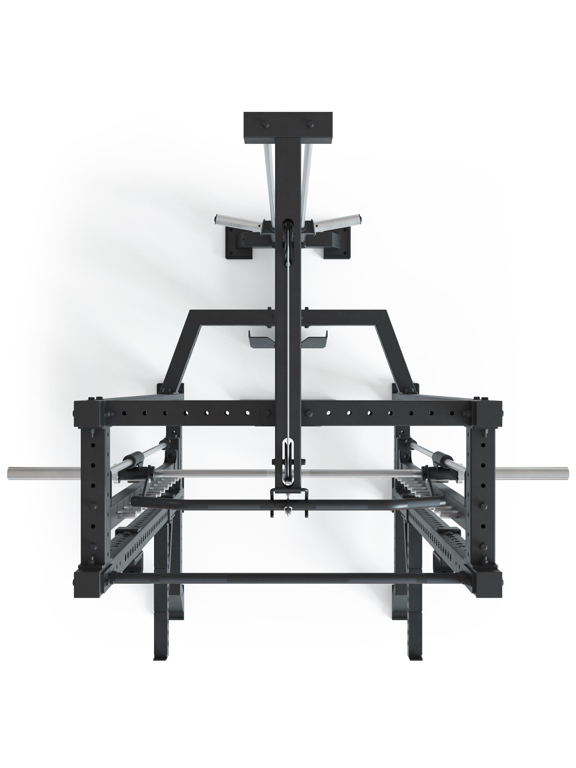 R8 Spectre Short | Power Rack | inklusive Latzug - Plate Loaded 5/6