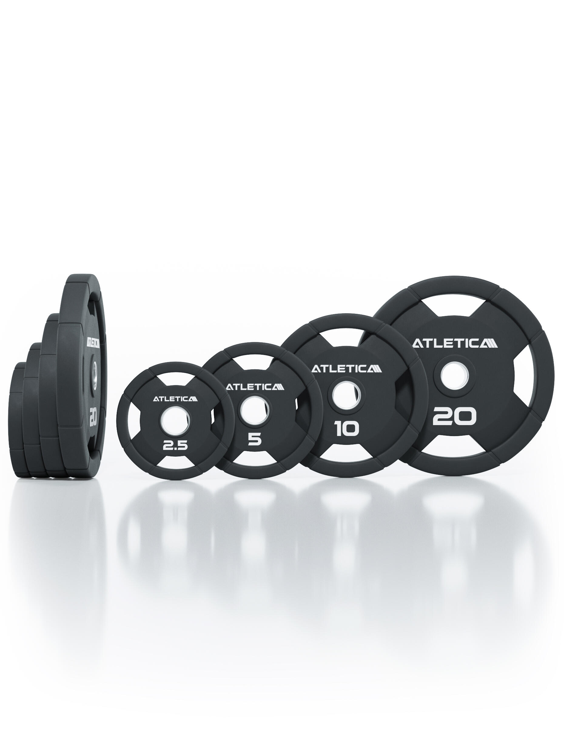 4H Rubber Plates | 75kg Set | Gummierte Hantelscheiben 3/3