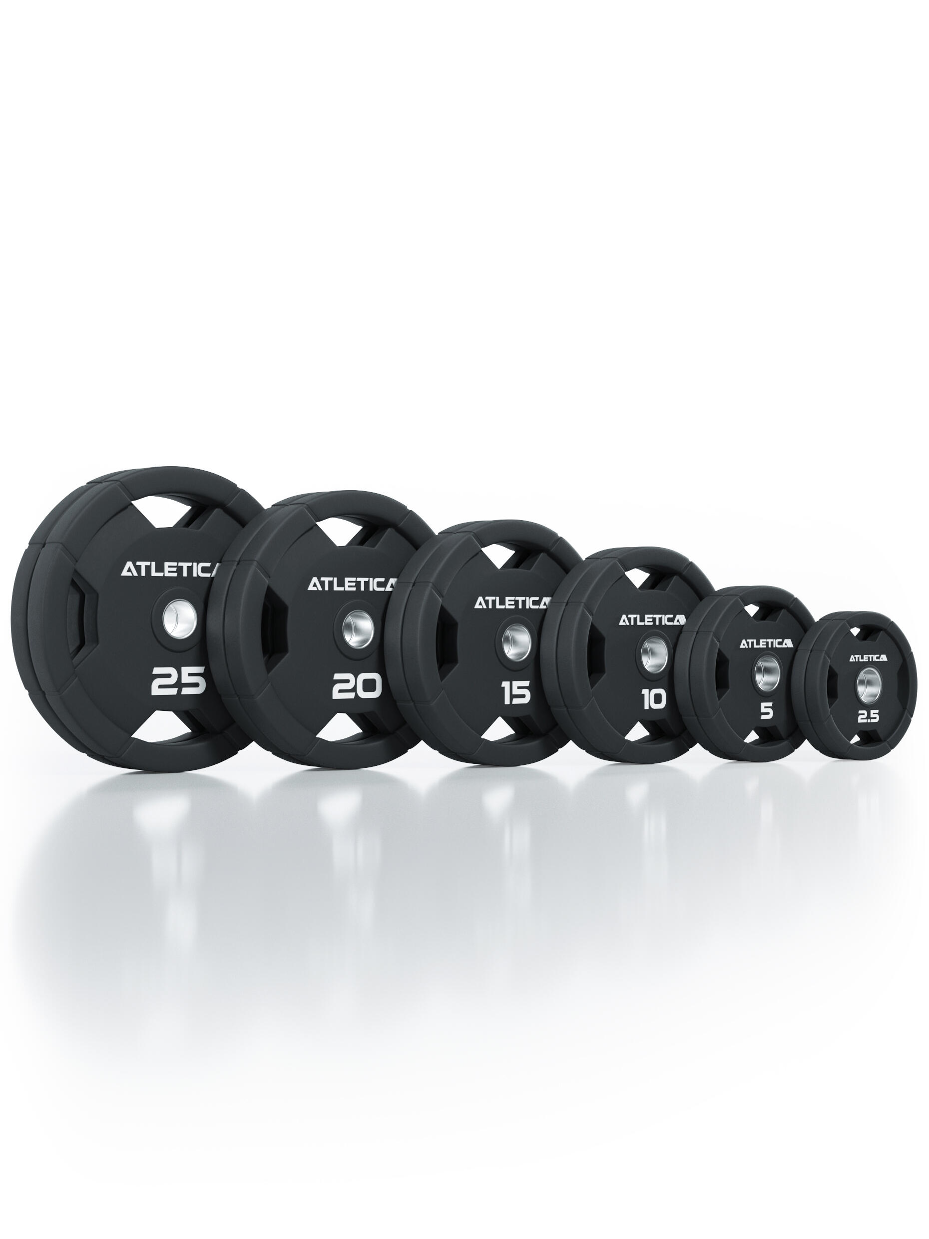 4H Rubber Plates | 155kg Set | Gummierte Hantelscheiben 2/3