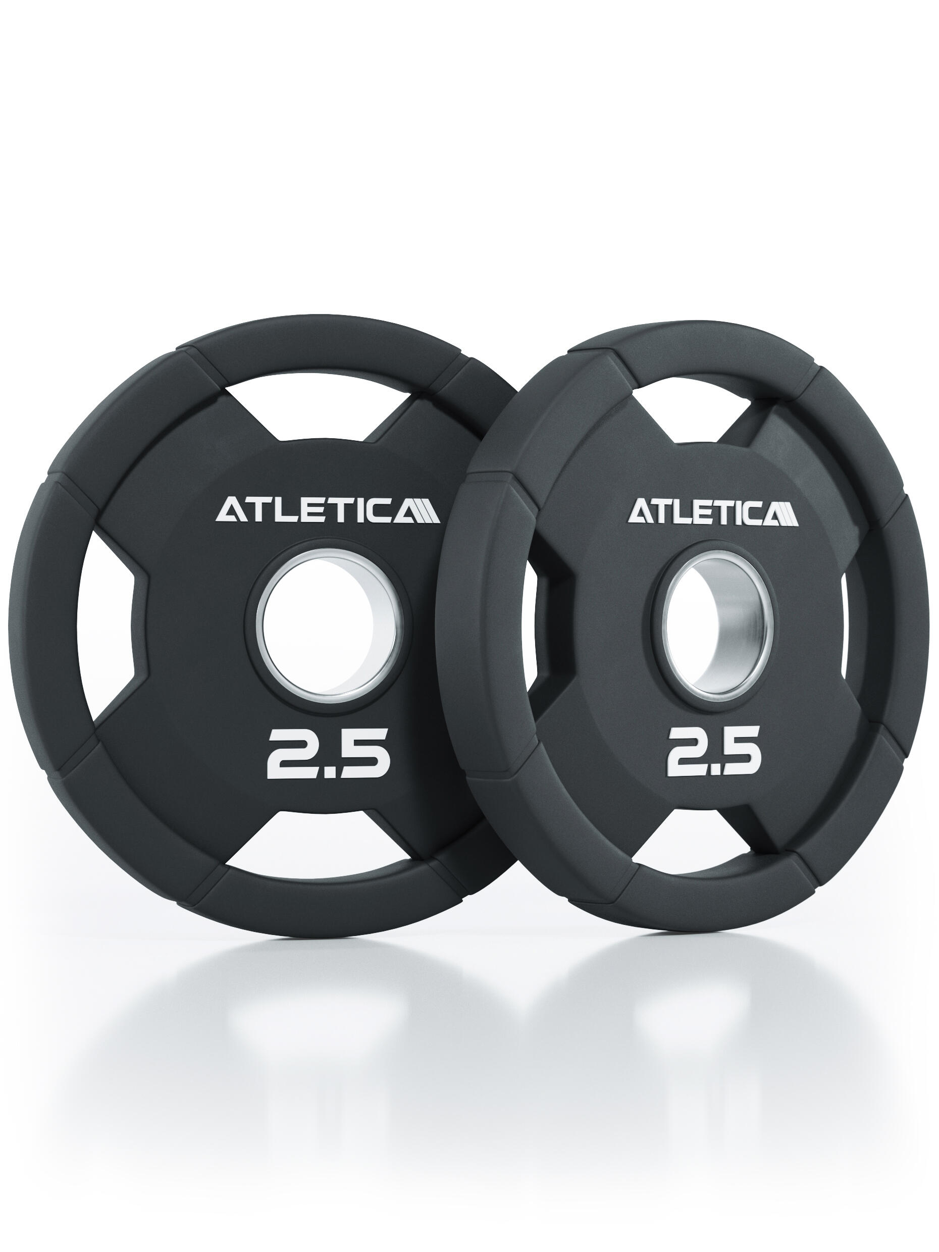 4H Rubber Plates | Gummierte Hantelscheiben | 2 x 2.5kg 1/4