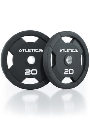 4H Rubber Plates | Gummierte Hantelscheiben | 2 x 20kg