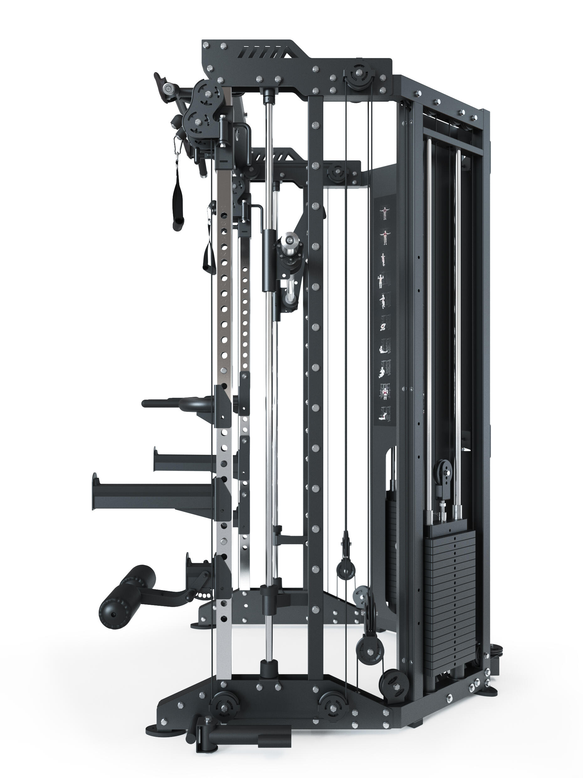 Raven | Multipresse | All-In-One Kraftstation | 2 x 90 kg Gewichtsblock 5/7