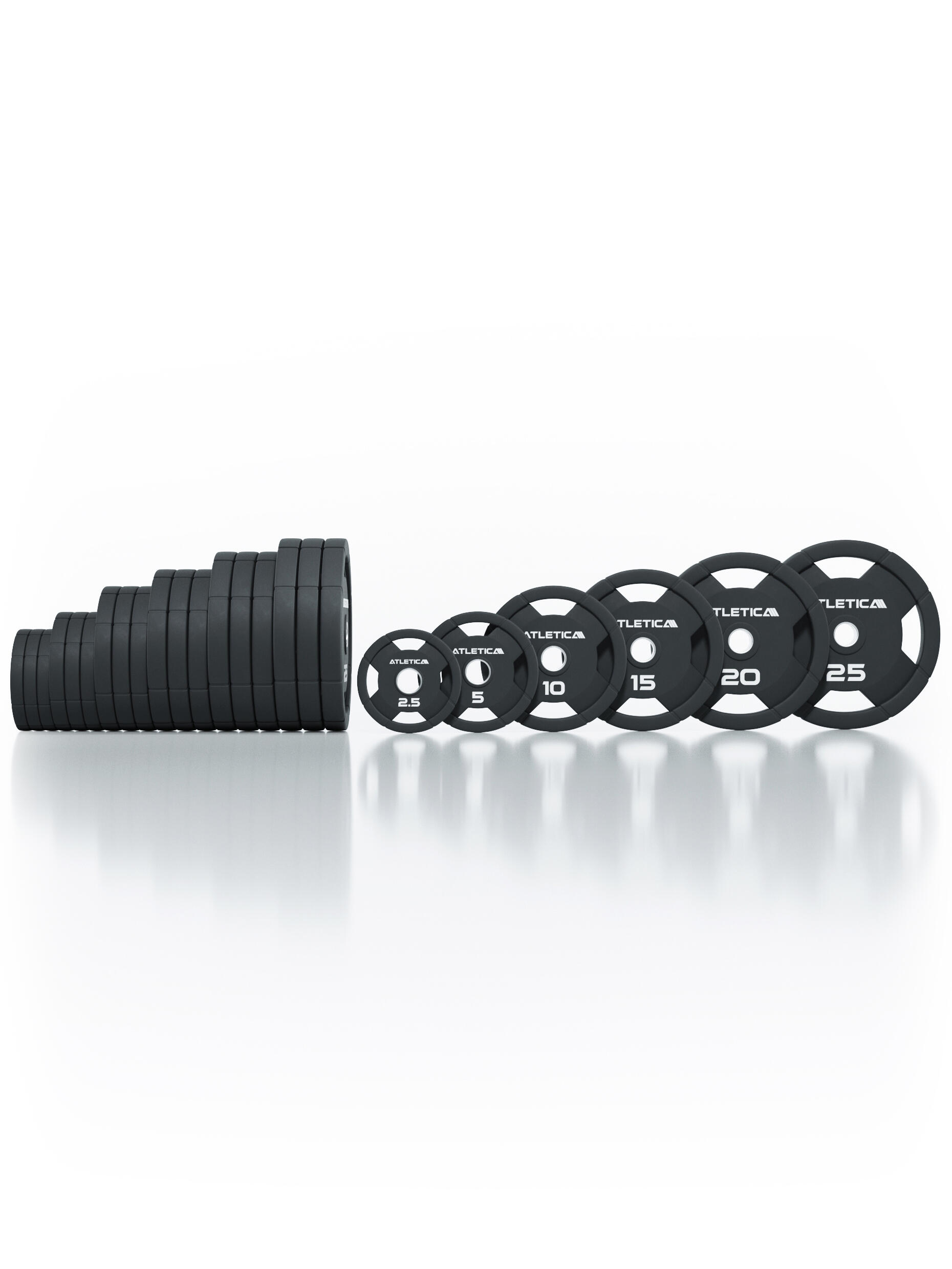 4H Rubber Plates | 310kg Set | Gummierte Hantelscheiben 3/3