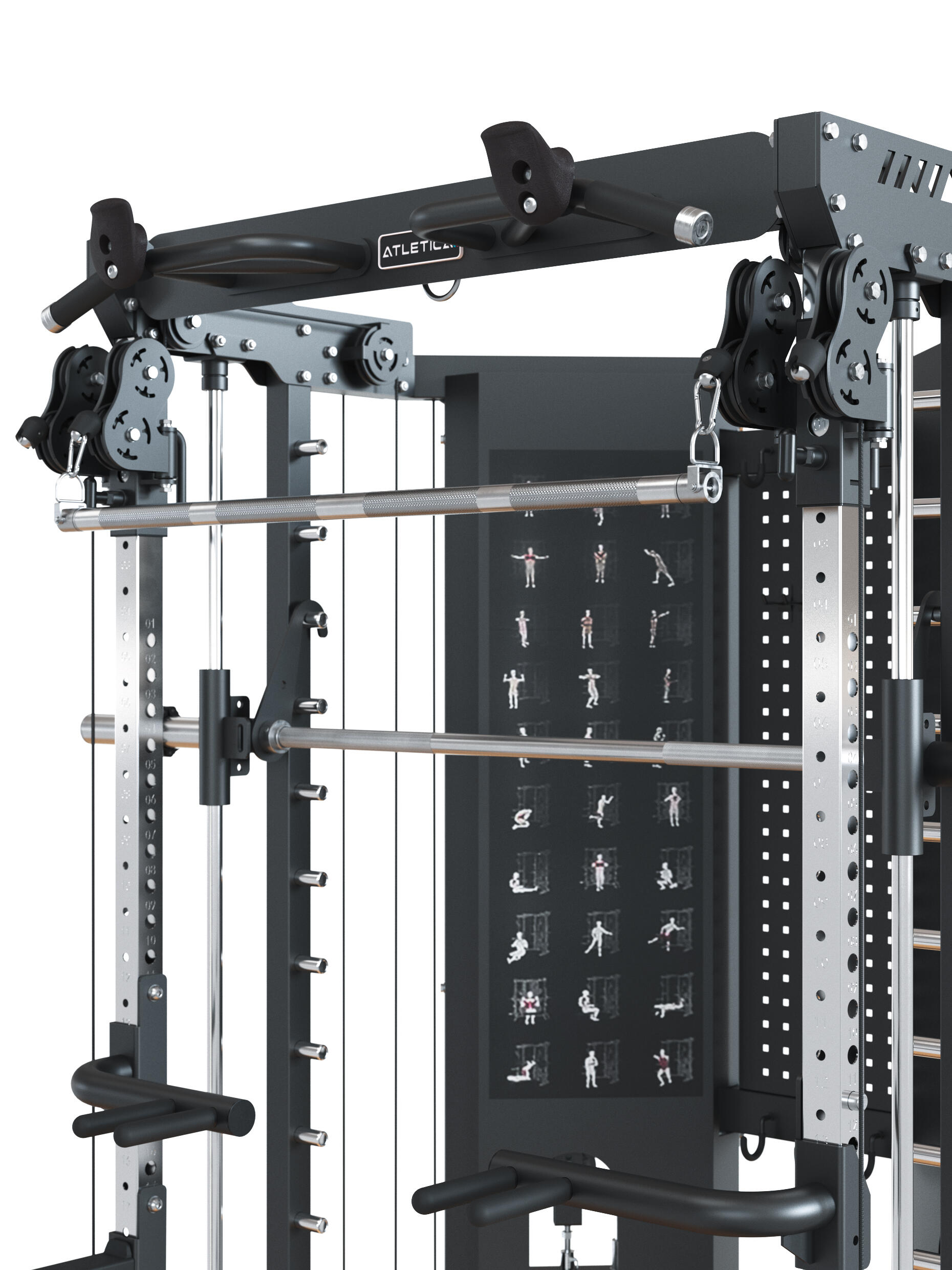 Raven | Multipresse | All-In-One Kraftstation | 2 x 90 kg Gewichtsblock 6/7