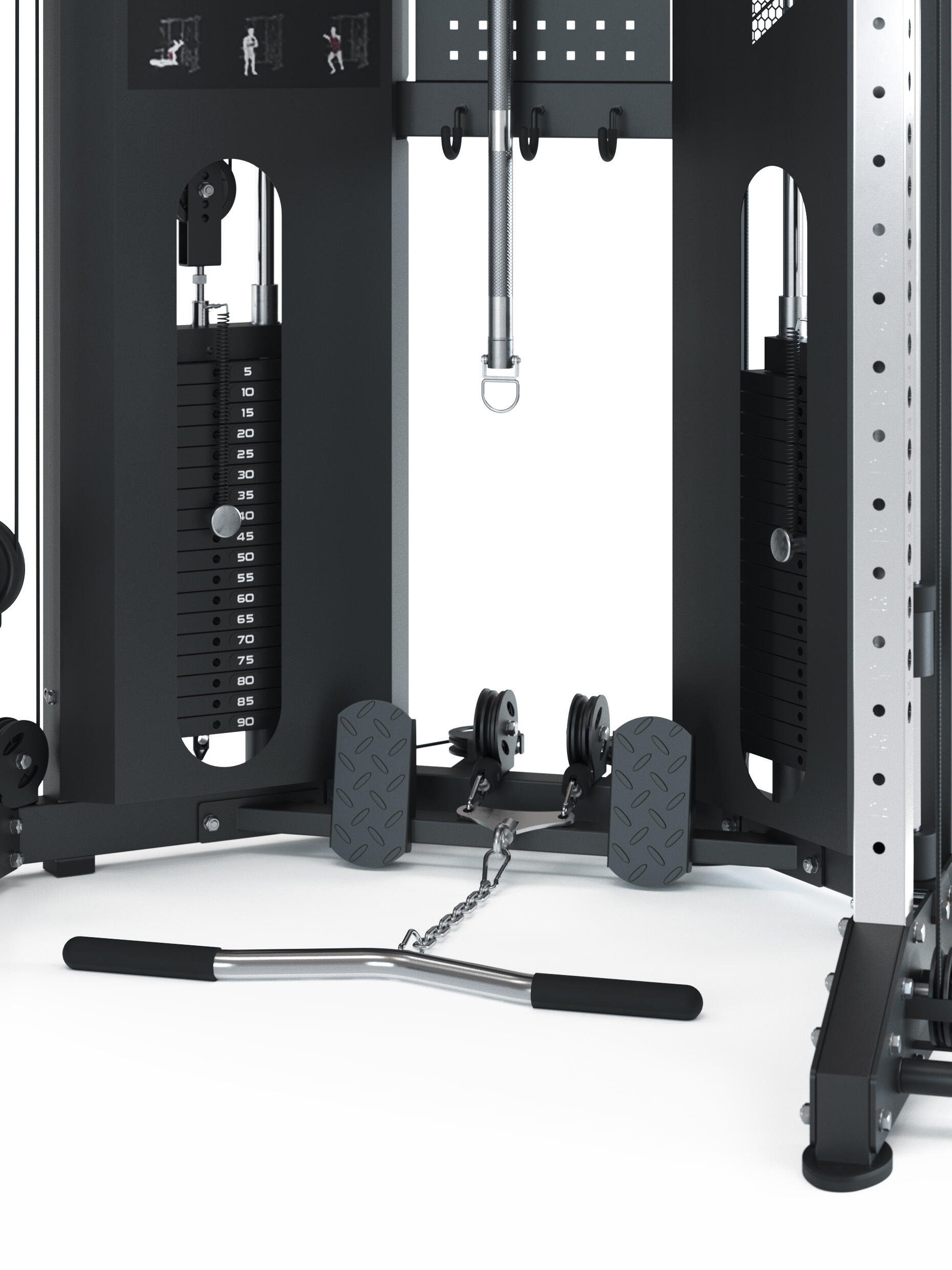 Raven | Multipresse | All-In-One Kraftstation | 2 x 90 kg Gewichtsblock 4/7