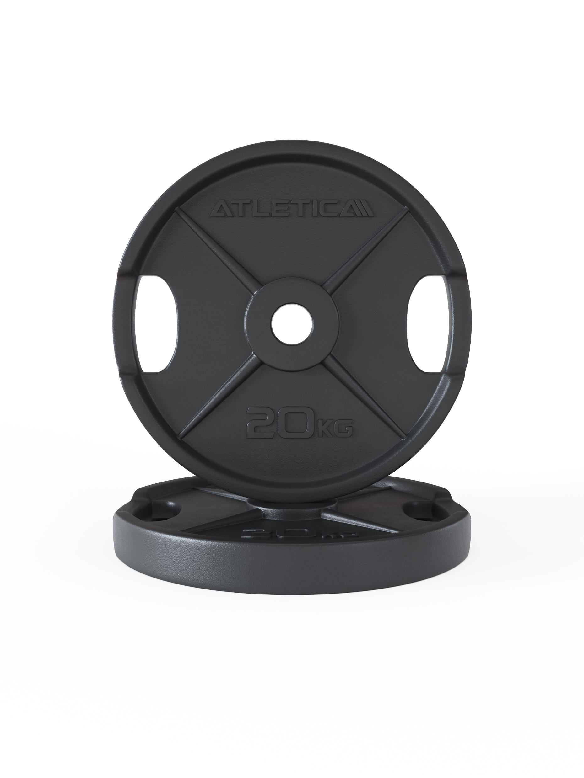 2H Iron Plates | ⌀50mm | Paarweise | 2 x 20kg 2/3