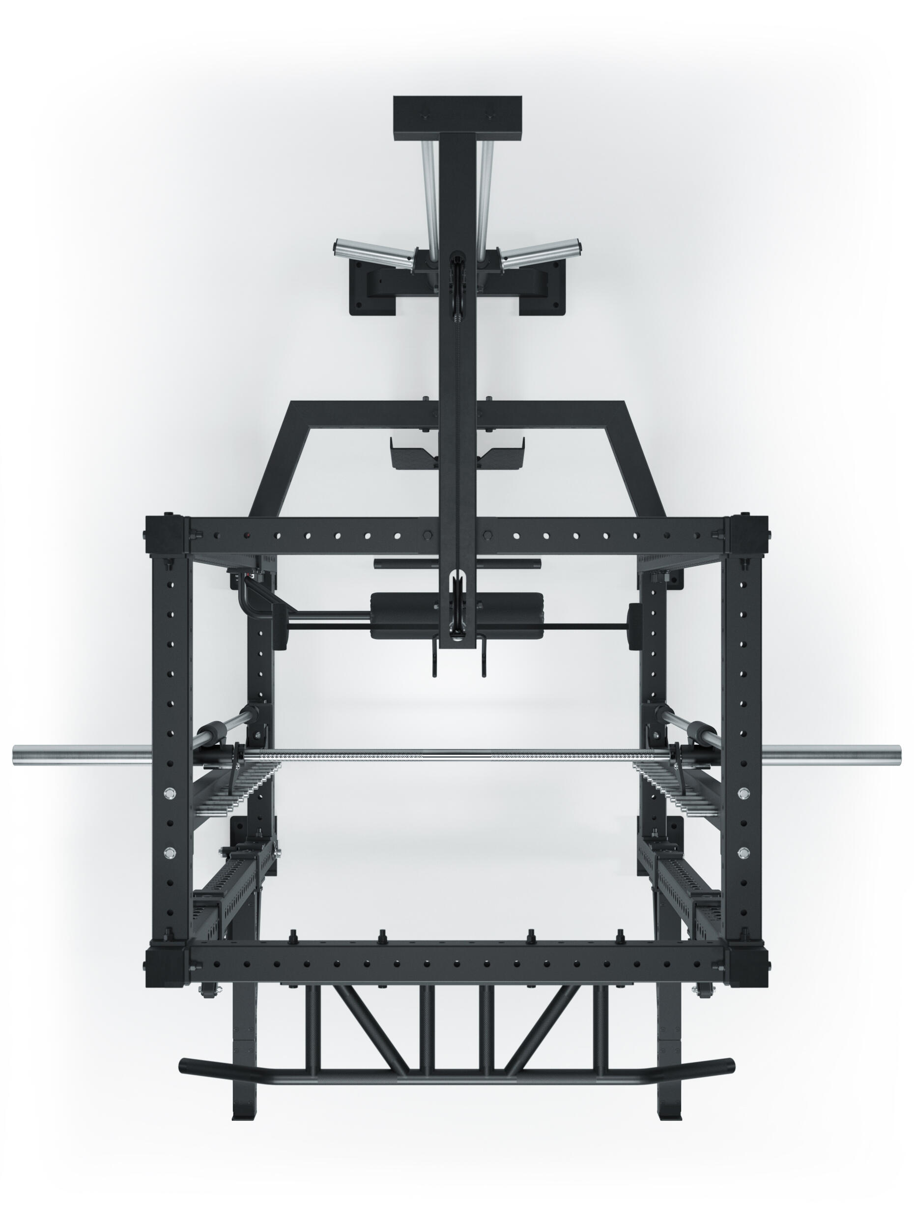 R8 Defender | Power Rack | Inklusive Smith Machine und Latzug-Anbau 7/7