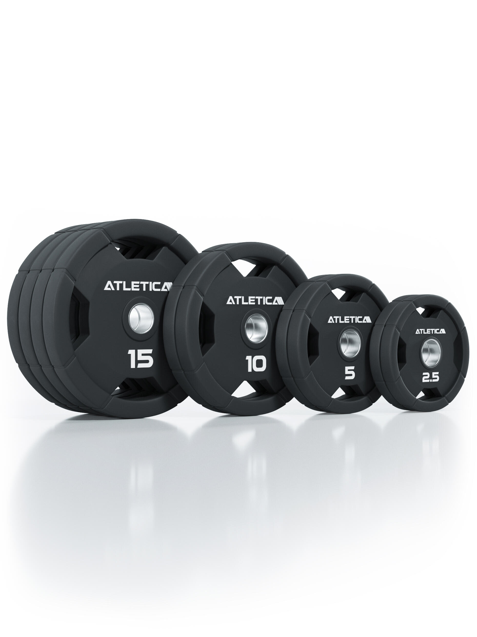4H Rubber Plates | 95kg Set | Gummierte Hantelscheiben 2/3
