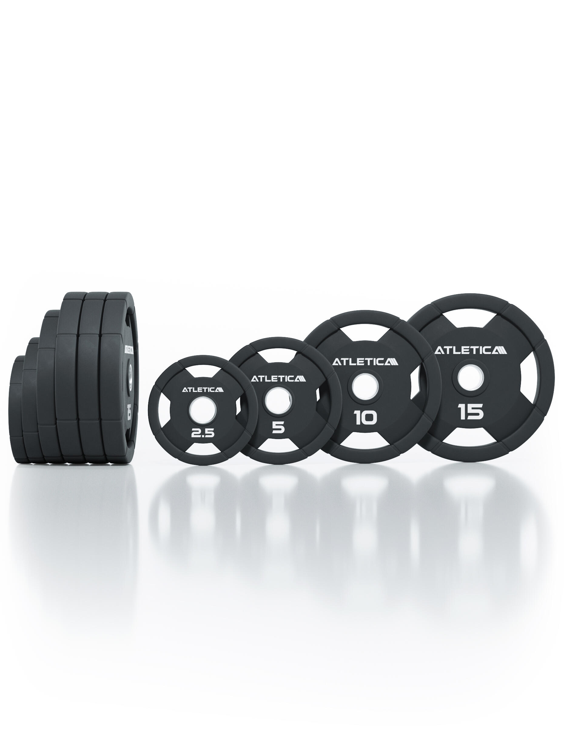 4H Rubber Plates | 95kg Set | Gummierte Hantelscheiben 3/3