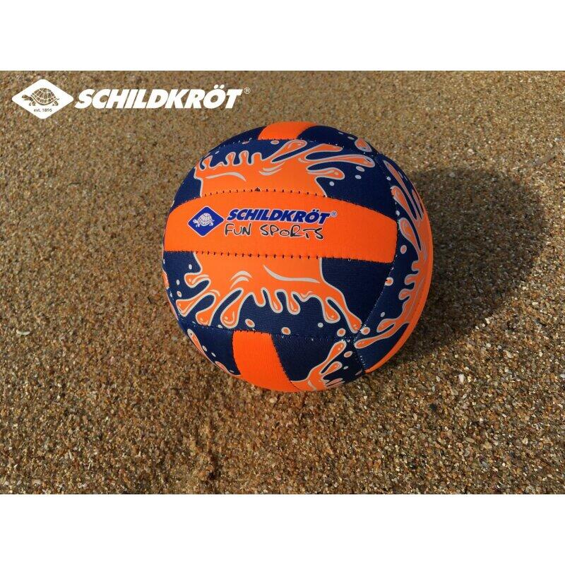 Ballon De Beach-volley En Néoprène Schildkröt – Design Tendance, Livré Dégonflé Avec Filet, Valve De Gonflage Incluse