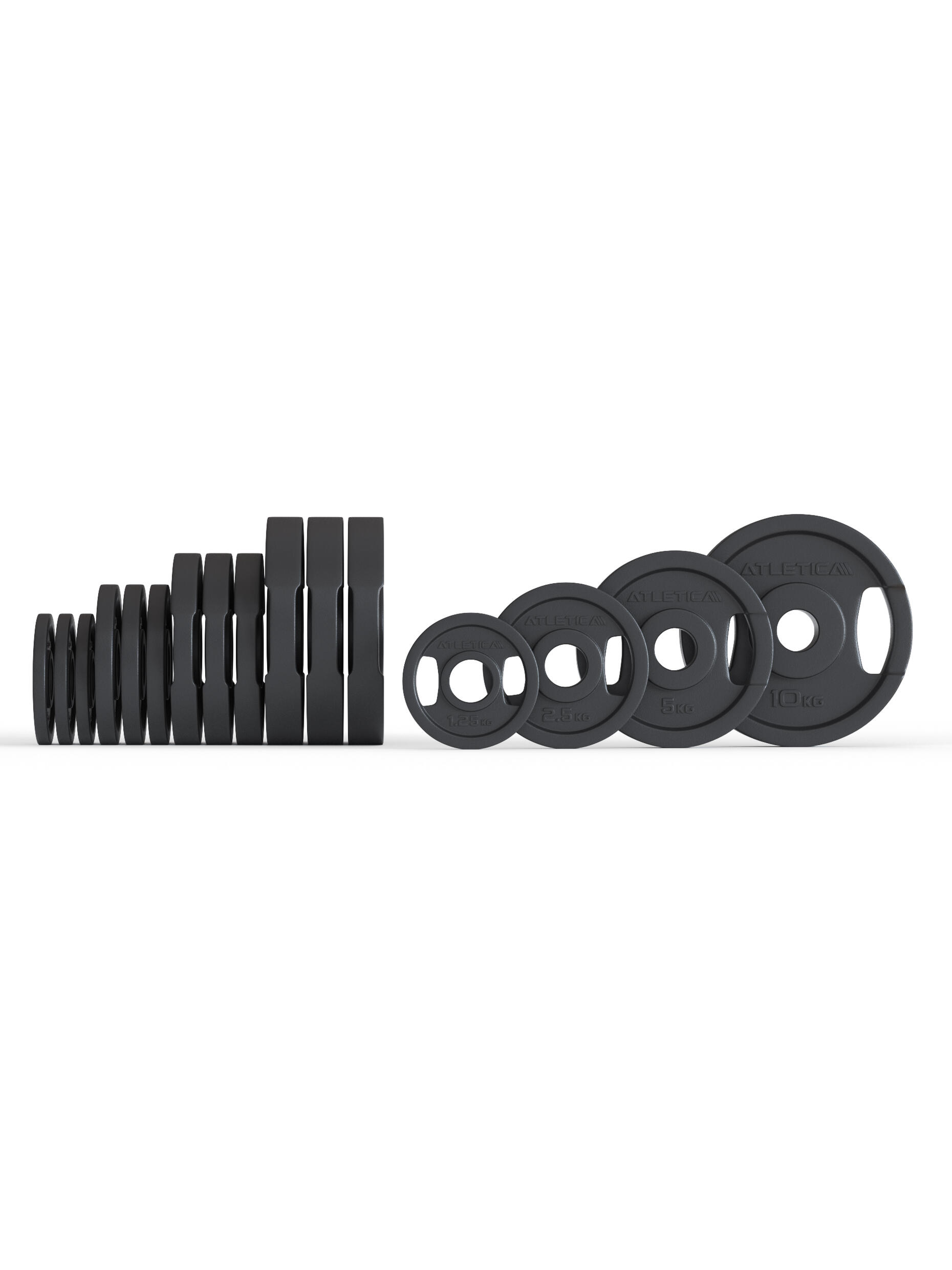 2H Iron Plates Set | 75kg Hantelscheiben aus Gusseisen 2/3