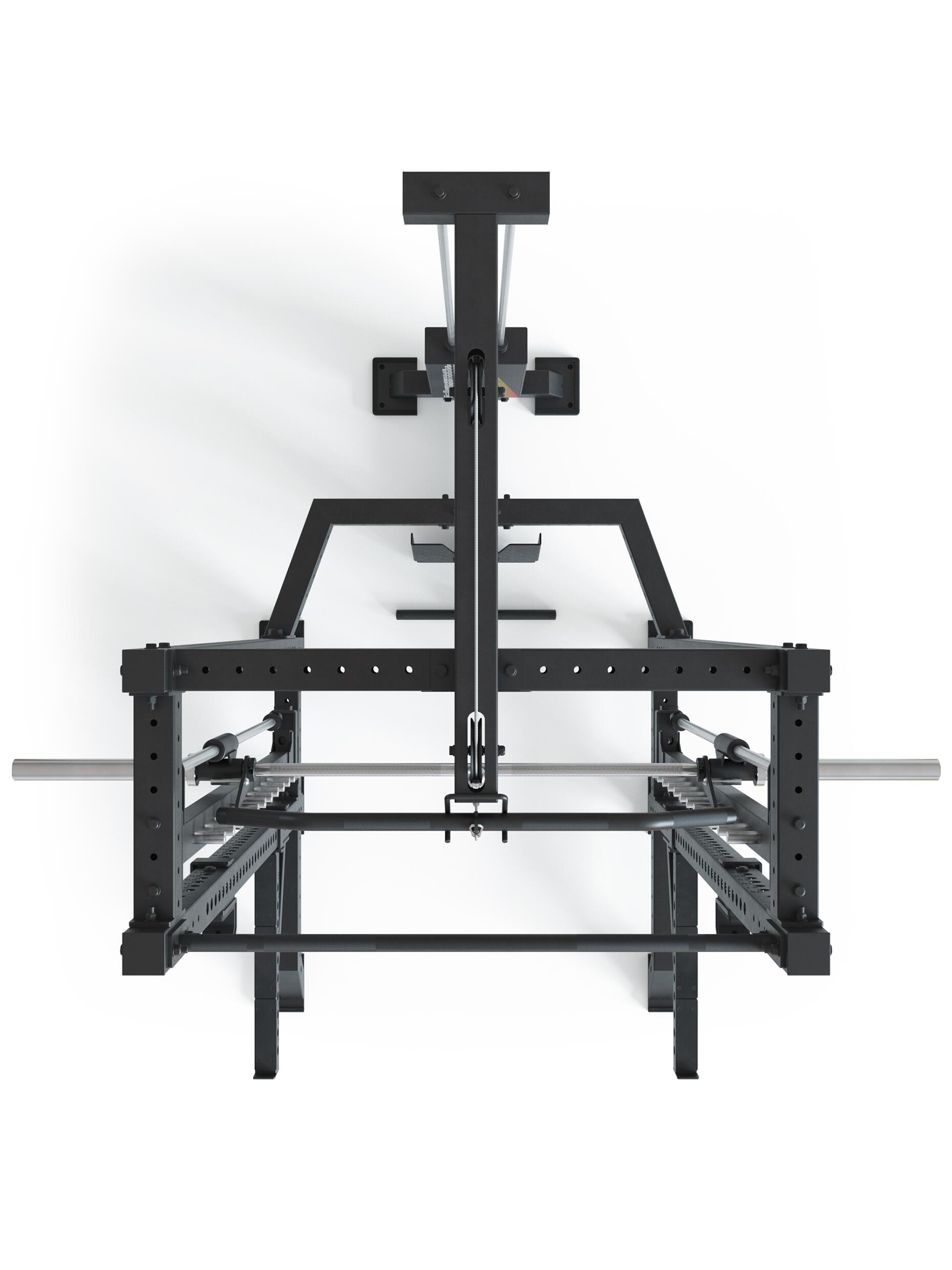 R8 Spectre Short | Power Rack | inklusive Latzug - Weight Stack 4/5
