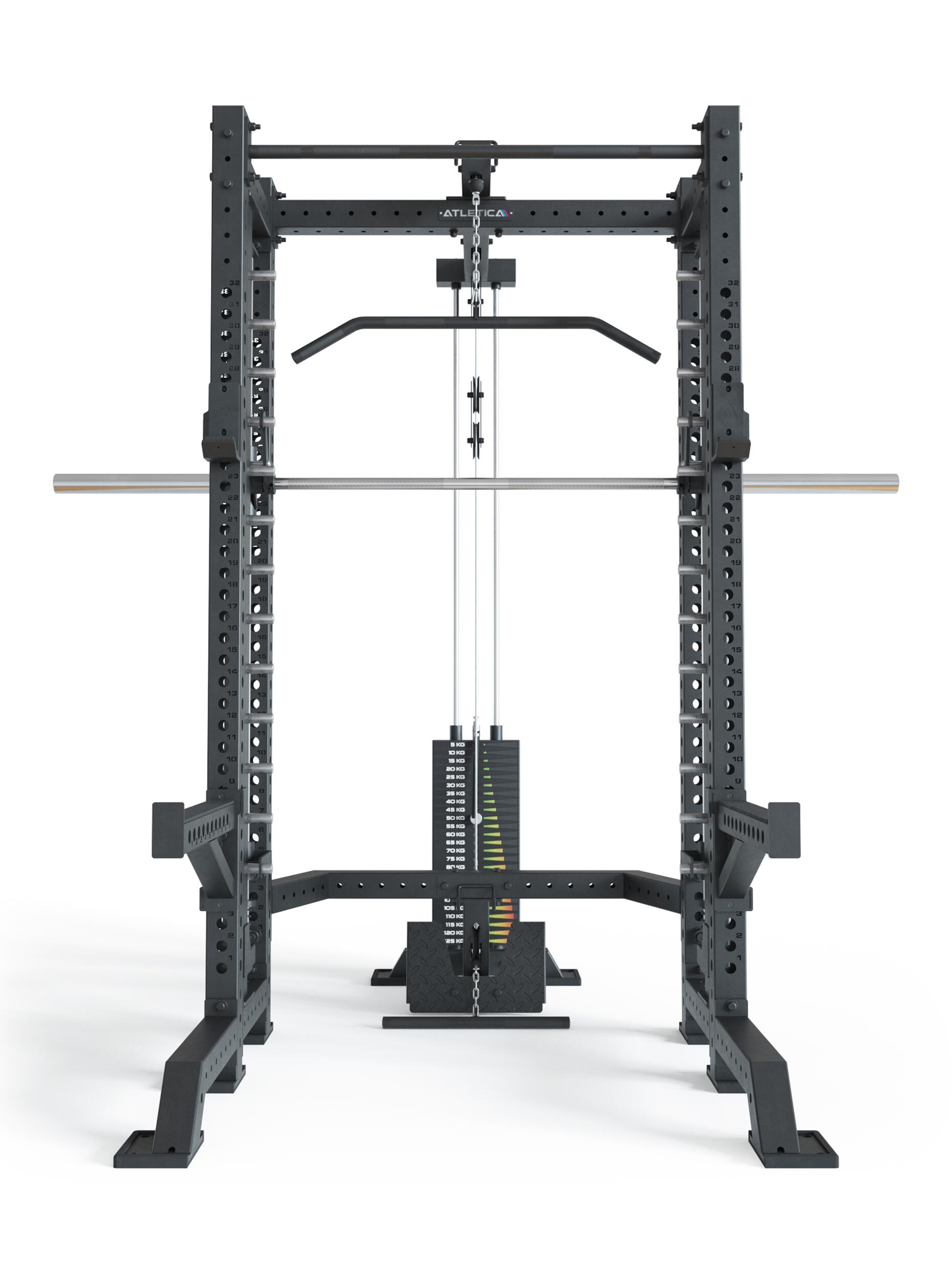 R8 Spectre Short | Power Rack | inklusive Latzug - Weight Stack 3/5