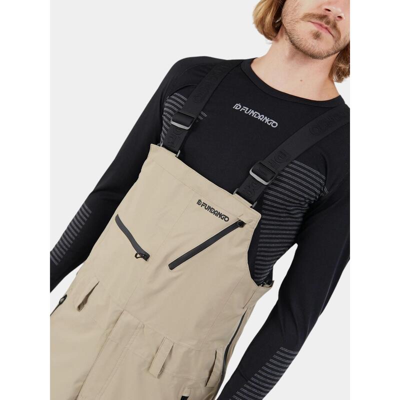 Benton 3L Bib Pants férfi sínadrág - homok