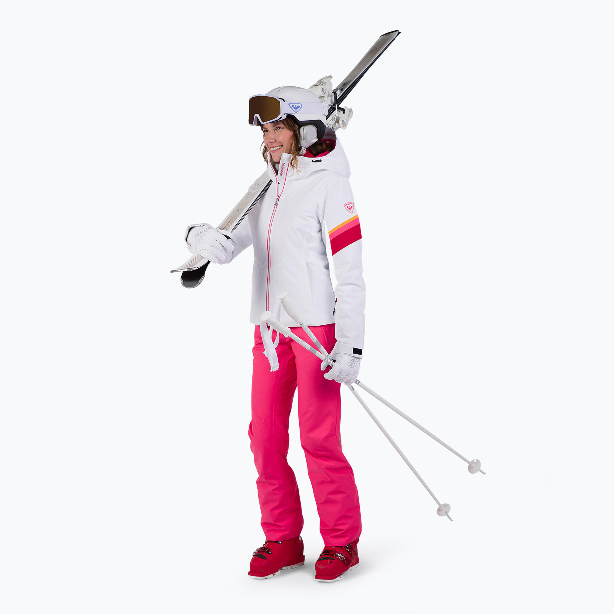 Rossignol Strawpile Ski Jas Dames - Wit 2/7