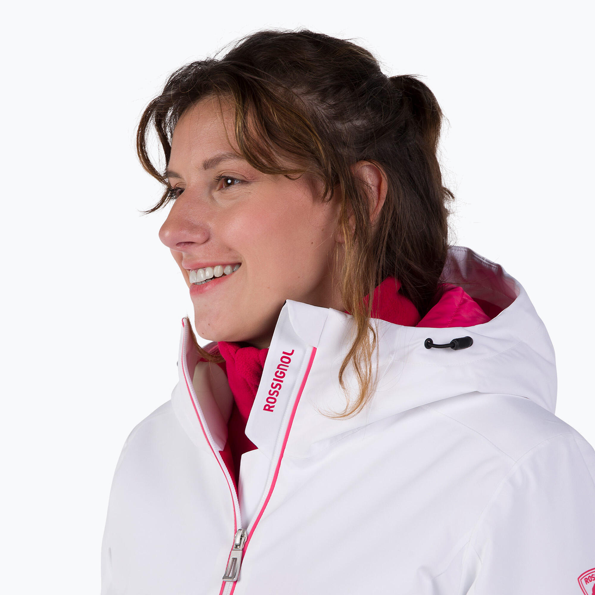Rossignol Strawpile Ski Jas Dames - Wit 5/7