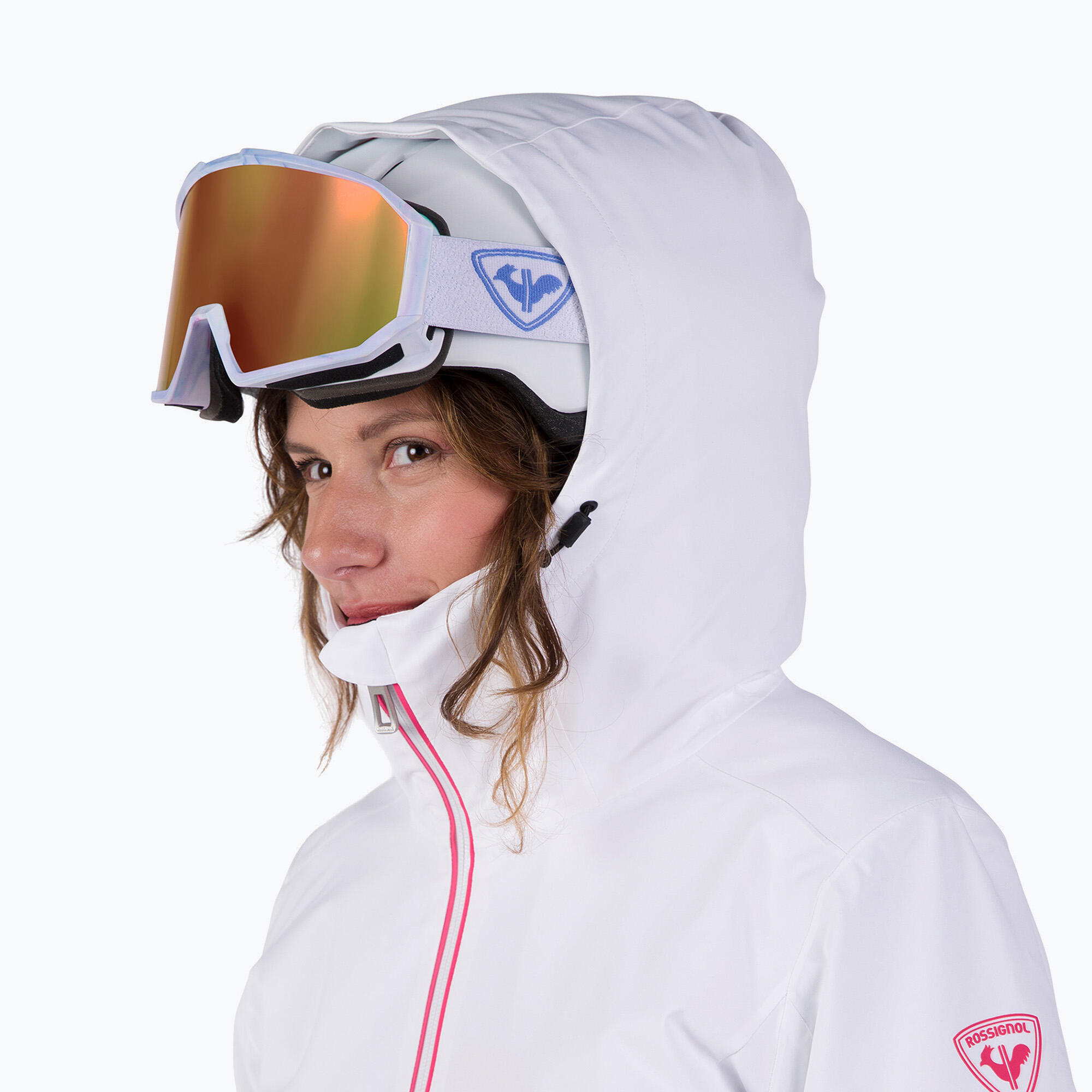 Rossignol Strawpile Ski Jas Dames - Wit 4/7