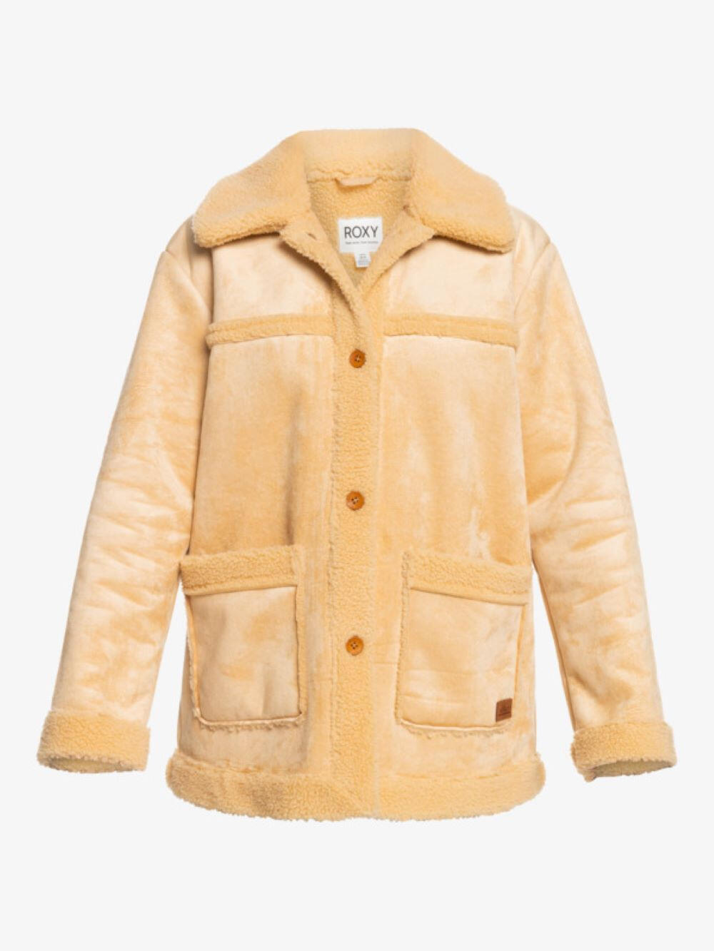 Roxy Sherpa Aviator Damen Schafsfell Winterjacke 6/6