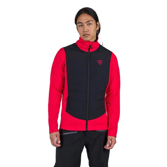 Bluza Rossignol męska Classique Hybrid Clim FZ czerwona