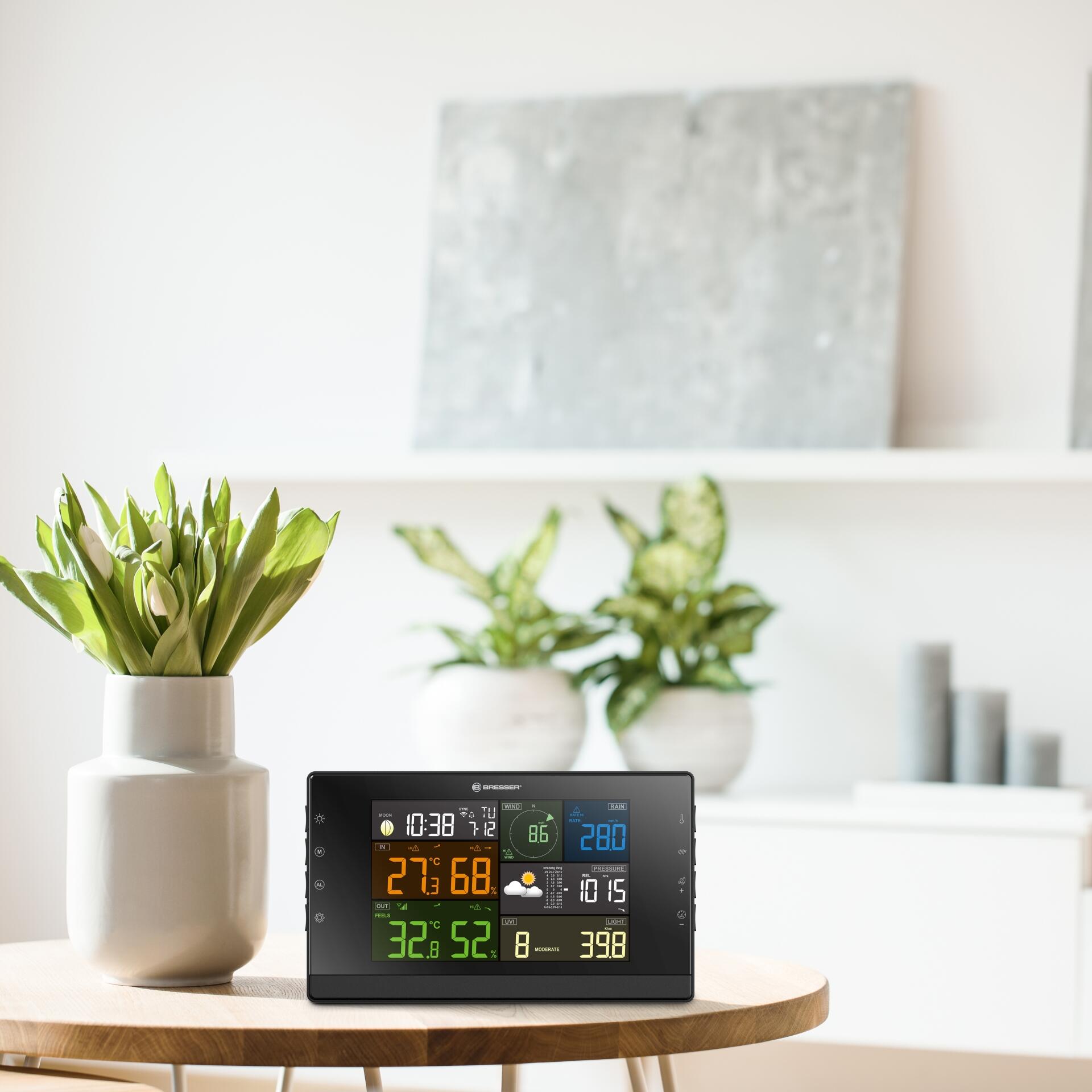 Stazione meteo PRO 7 in 1 - Con sensore solare e WIFI - BRESSER 6/7