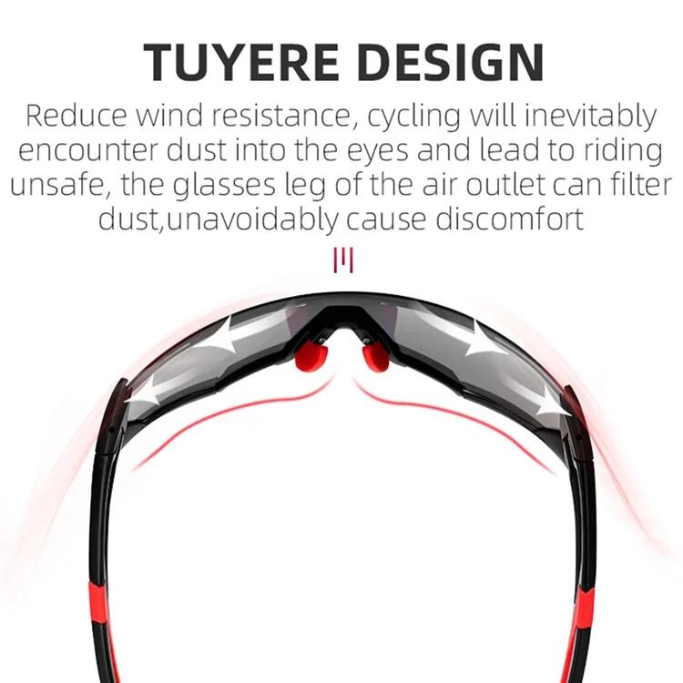 Occhiali Da Sole Fotocromatici Polarizzati ROCKBROS Per Ciclismo - Montatura Completa, Uomo, UV400 - Foto 7