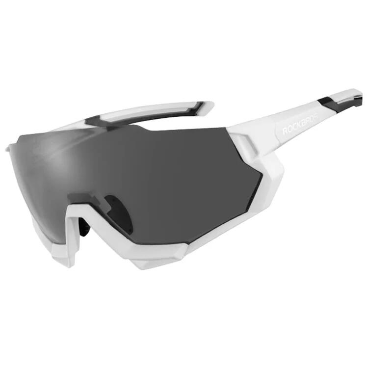 Rockbros - Lunettes De Soleil Photochromiques Polarisées - Lunettes De Soleil - Blanc - No Size - Decathlon