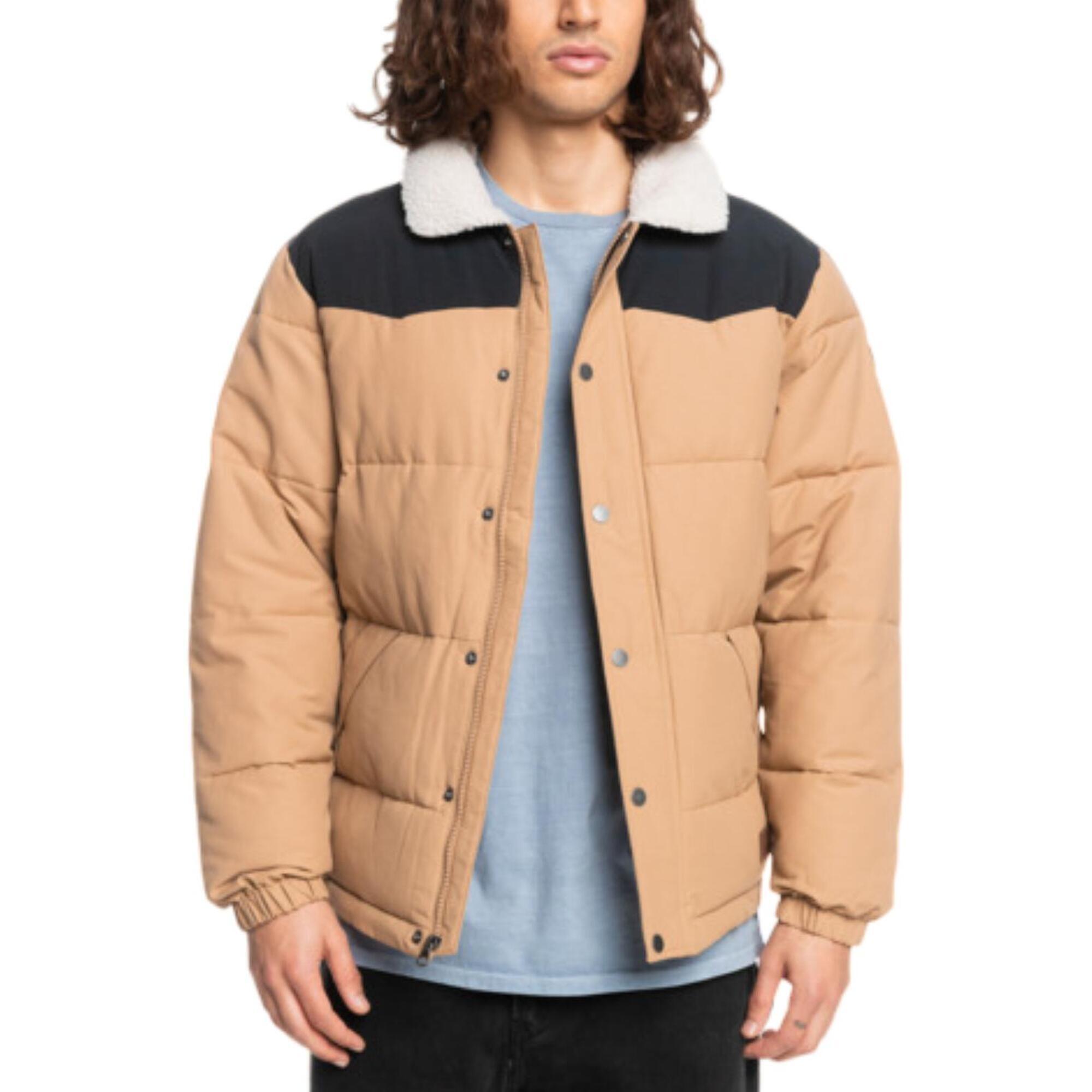 QUIKSILVER Pánská bunda Quiksilver Colourblock Puffer Jacket