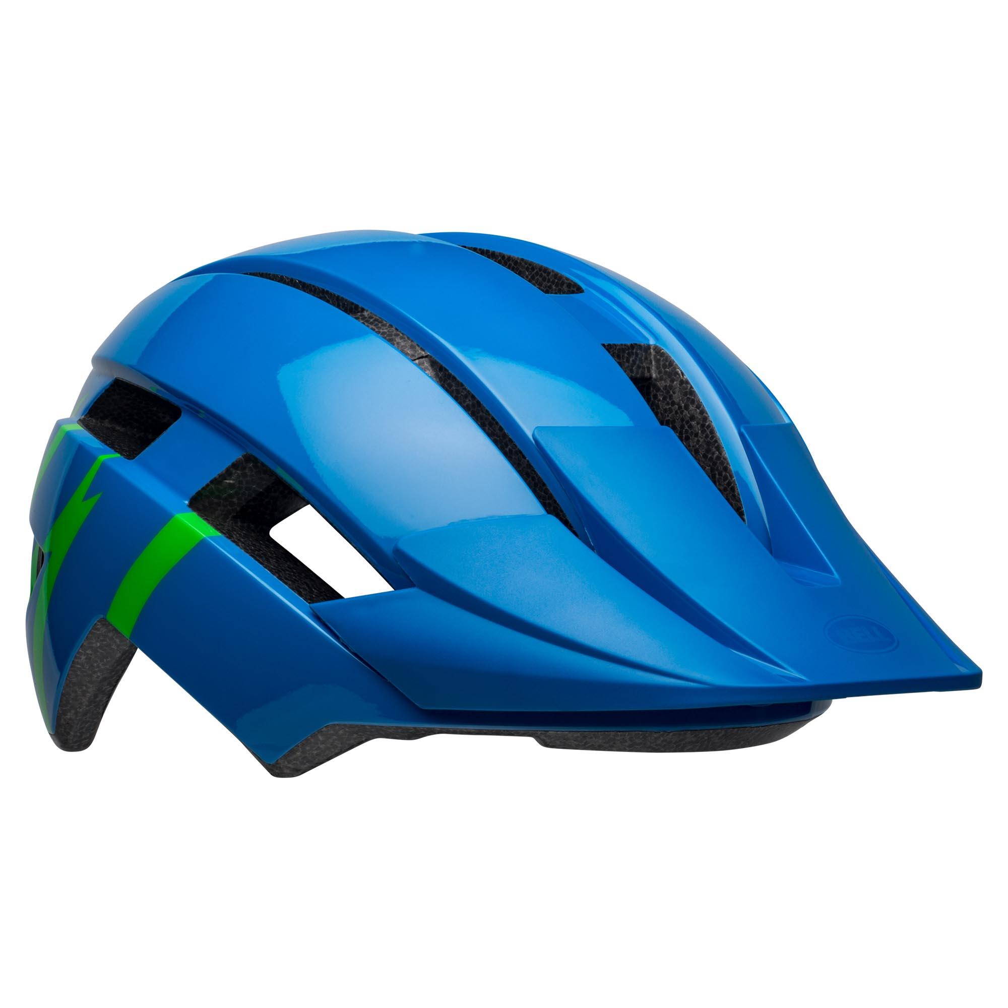 Sidetrack II MIPS Kinderhelm Strike Gloss Blau/Grün Unisize 50-57cm 5/5