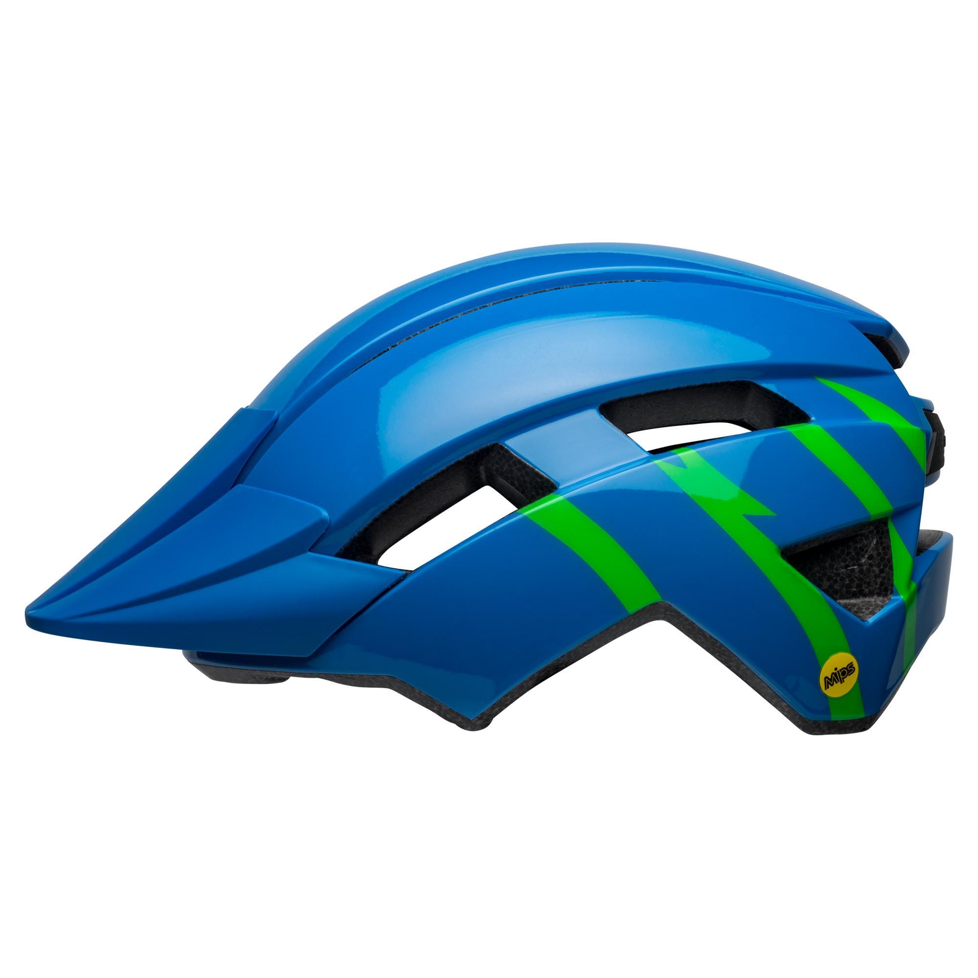 Sidetrack II MIPS Kinderhelm Strike Gloss Blau/Grün Unisize 50-57cm 2/5