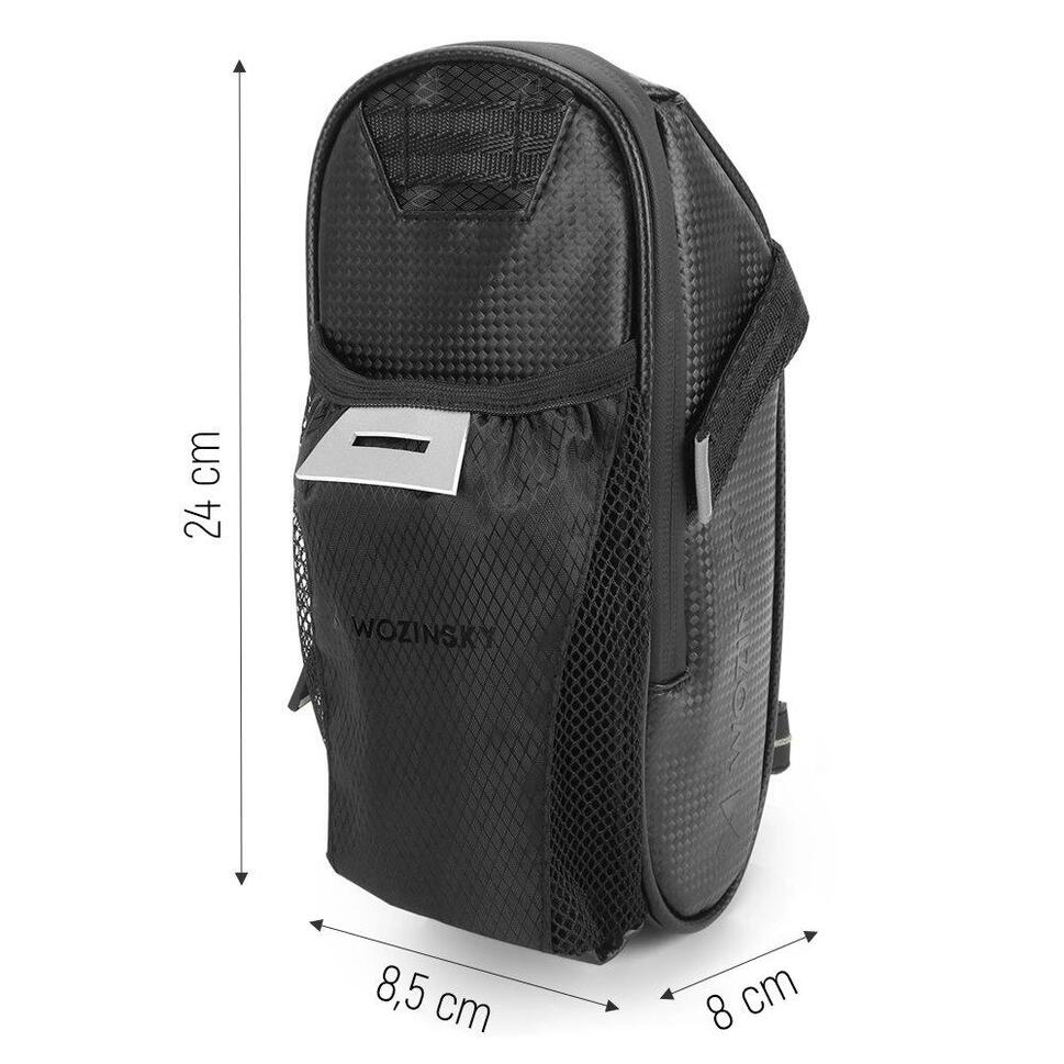 Torba rowerowa pod siodełko Wozinsky wodoodporna bidon 1,5 L