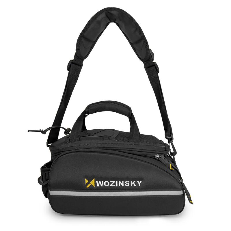 Torba rowerowa na bagażnik Wozinsky  wodoodporna 35 L czarny