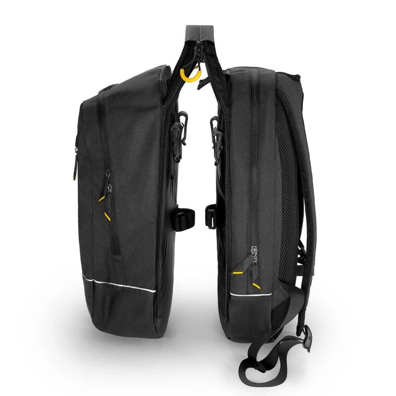 Sacoche de vélo pour porte-bagages Wozinsky imperméable 30 L noir