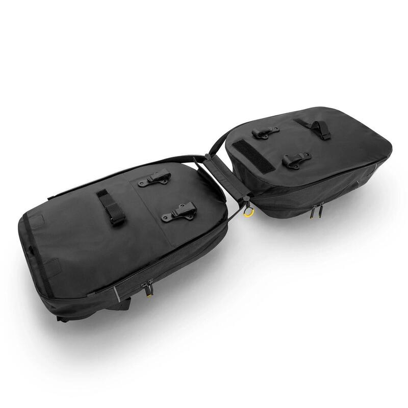 Sacoche de vélo pour porte-bagages Wozinsky imperméable 30 L noir