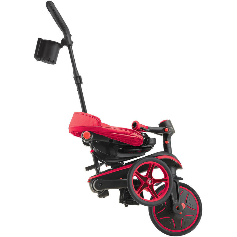 Tricycle EXPLORER 4-en-1 Évolutif & Pliable - Rouge