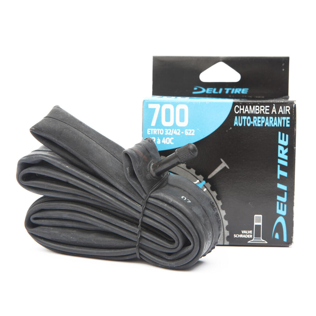 DELI anti‑puncture inner tube 700x32/40C AV with gel