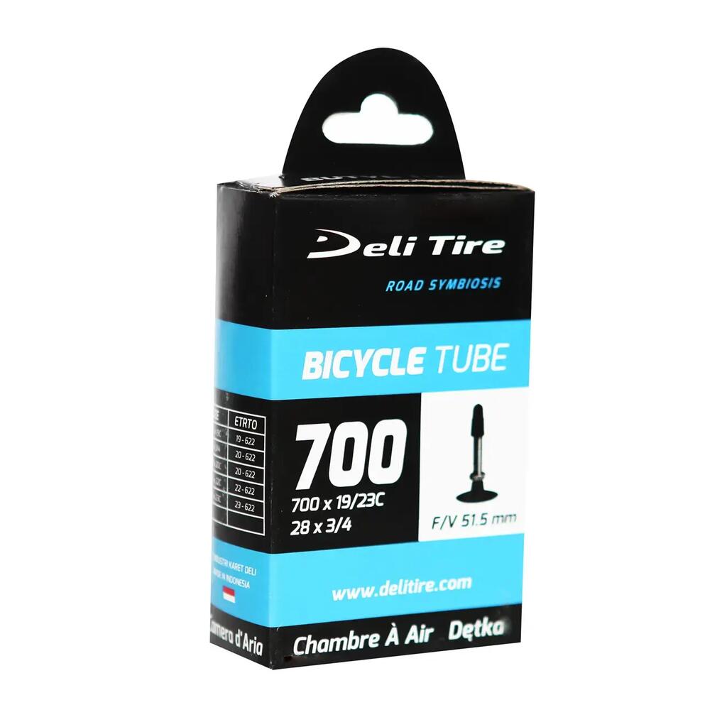 DELI TIRE bicycle inner tube 700×19/23C Presta 51.5 mm