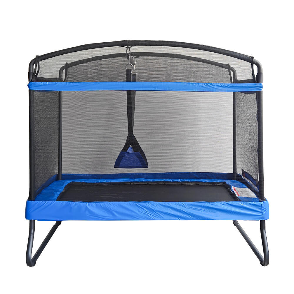 TIMELESS TOOLS Trampolína pro děti s houpačkou a bezpečnostní sítí