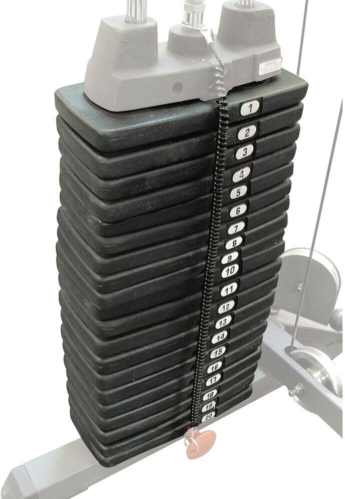 22,5KG Extra gewicht voor Body-Solid krachtstations 2/4