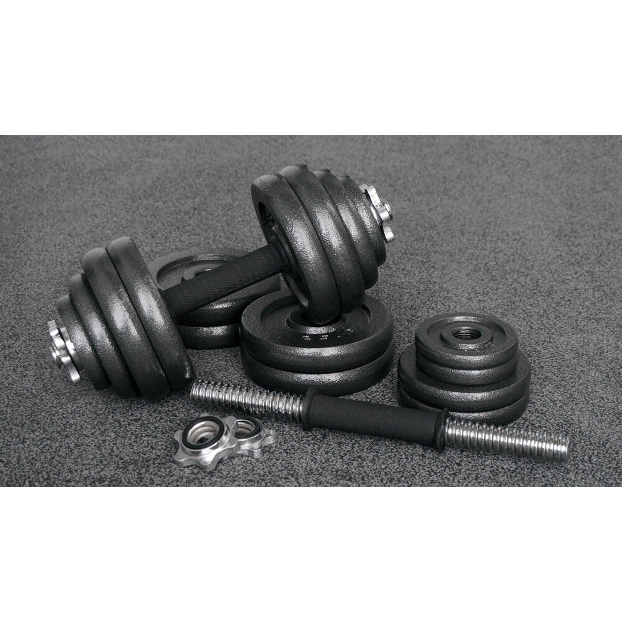 Haltère Vibrante Réglable 10-30 Kg - Shake Weight Pour Entraînement Complet à Domicile, Hommes Et Femmes