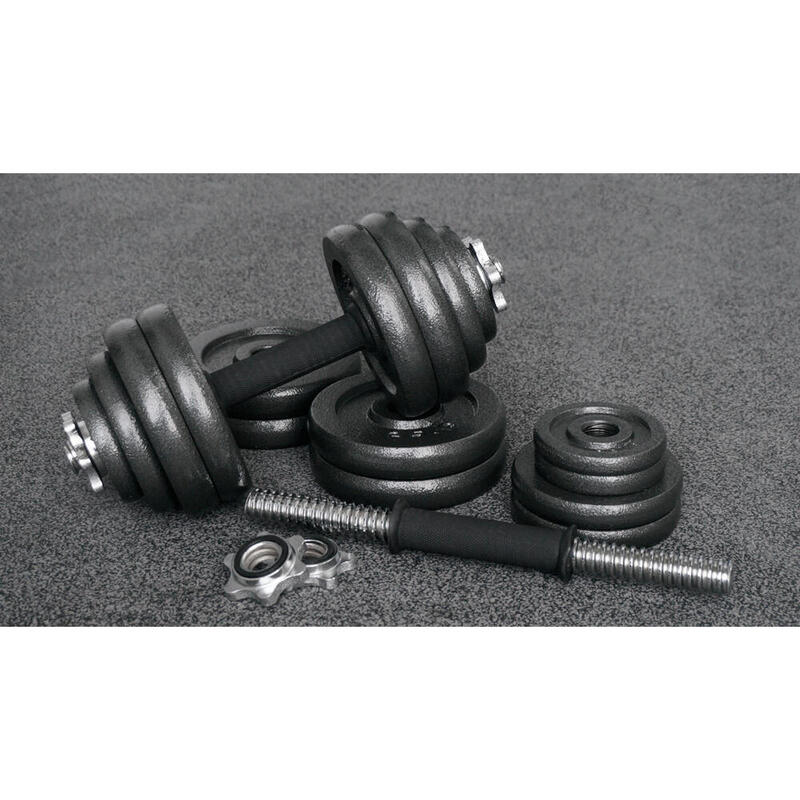 Set gantere reglabile în geantă - 30 kg (2x 15 kg)