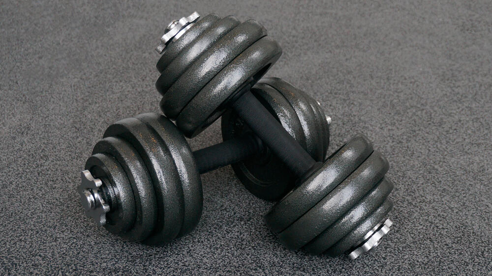 Verstelbare dumbbell set in koffer - 30 kg (2x 15 kg) 3/7