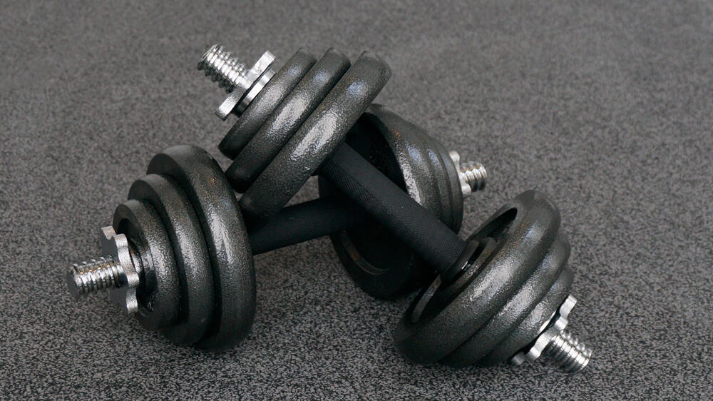 Verstelbare dumbbell set in koffer - 20 kg (2x 10 kg) 3/7